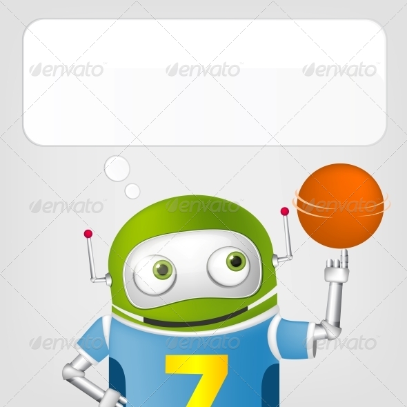GraphicRiver Cute Robot 4629673 GraphicRiver Cute Robot 4629673