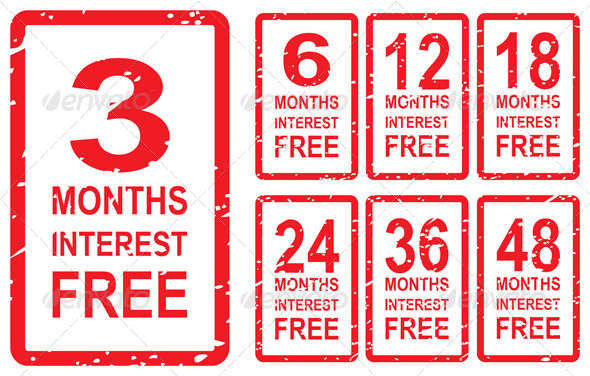 GraphicRiver Interest Free Rubber Stamps 4630329 GraphicRiver Interest Free Rubber Stamps 4630329