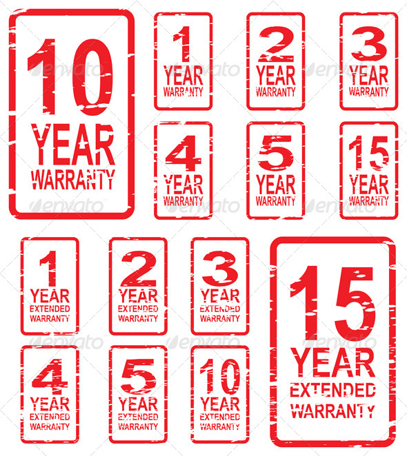 GraphicRiver Extended Warranty Rubber Stamps 4630342 GraphicRiver Extended Warranty Rubber Stamps 4630342