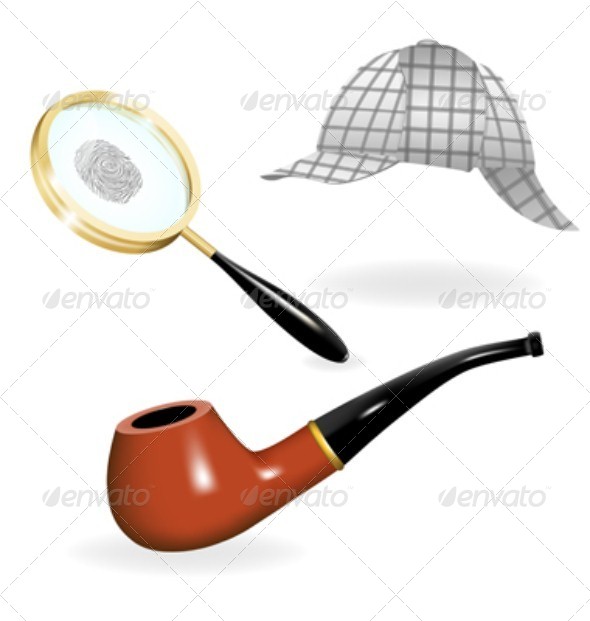 GraphicRiver Detective Set 4631556 GraphicRiver Detective Set 4631556