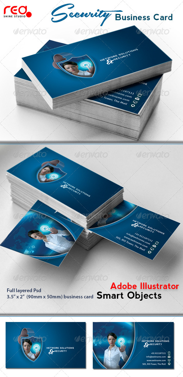 GraphicRiver Network Solutions & Security Business Card 4631672 GraphicRiver Network Solutions & Security Business Card 4631672