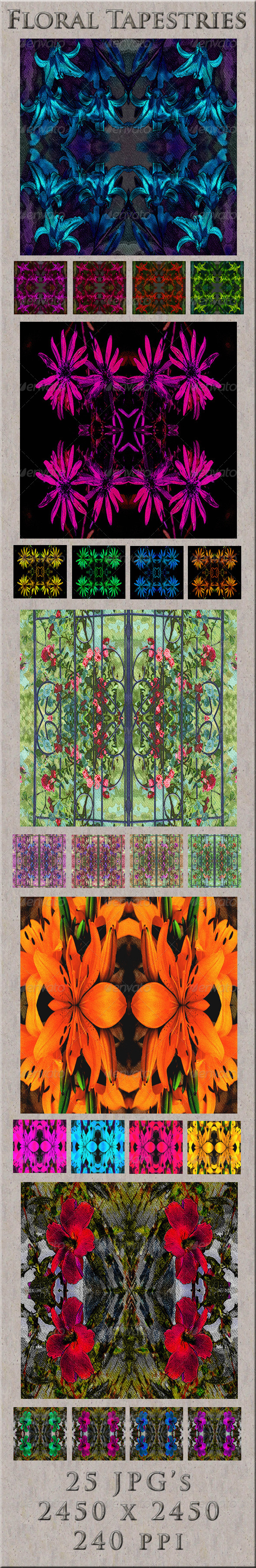 GraphicRiver Floral Tapestries 4633050 GraphicRiver Floral Tapestries 4633050