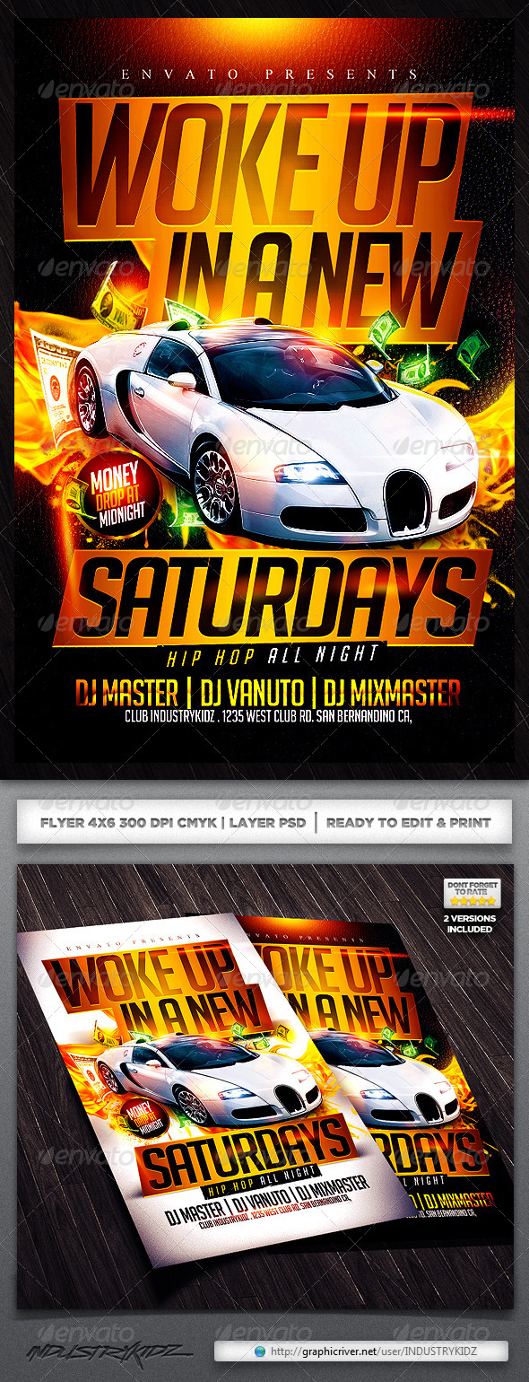 GraphicRiver Woke up In a New Flyer Template 4636779 GraphicRiver Woke up In a New Flyer Template 4636779