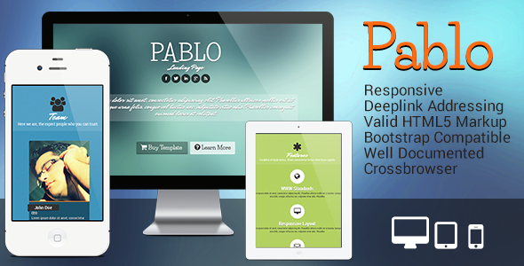 ThemeForest Pablo Responsive Landing Page 4637228 ThemeForest Pablo Responsive Landing Page 4637228