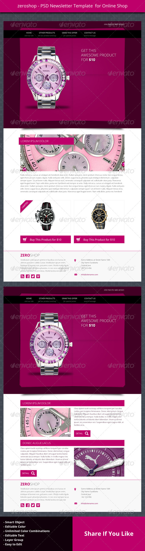 GraphicRiver zeroshop PSD Newsletter Template For Online Shop 4601604 GraphicRiver zeroshop PSD Newsletter Template For Online Shop 4601604