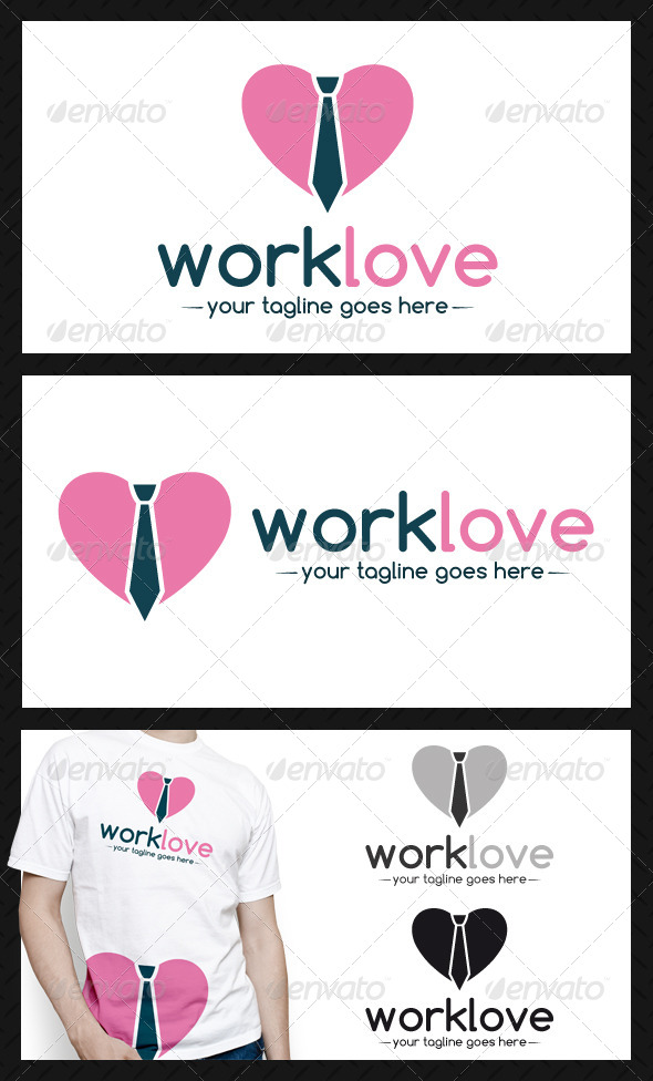 GraphicRiver Work Love Logo Template 4643812 GraphicRiver Work Love Logo Template 4643812