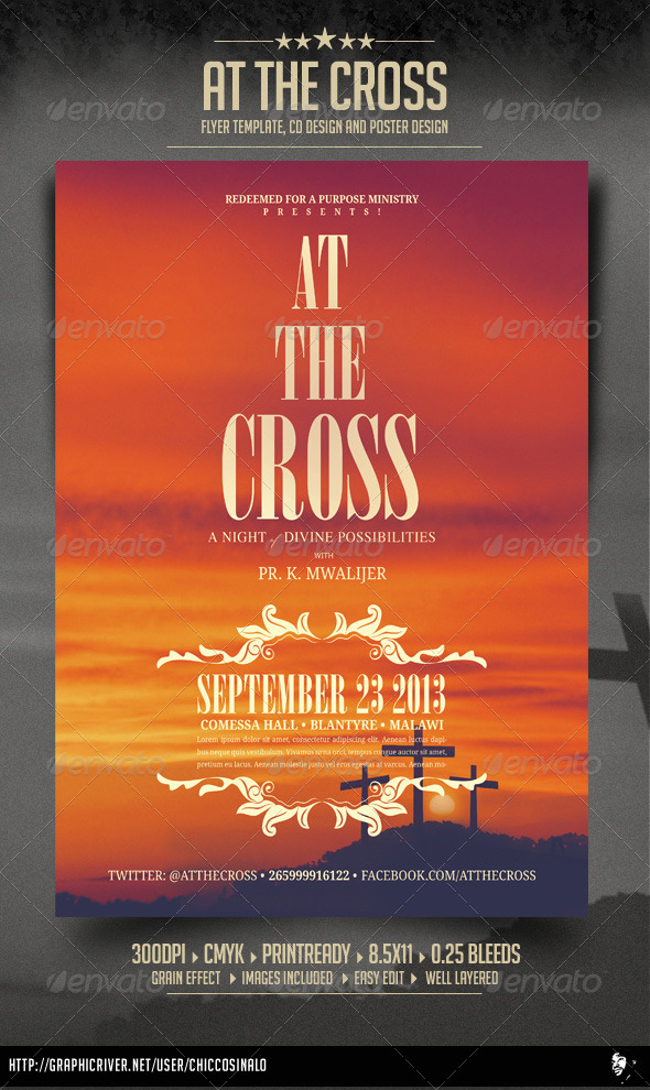 GraphicRiver At The Cross Concert Flyer 4646918 GraphicRiver At The Cross Concert Flyer 4646918