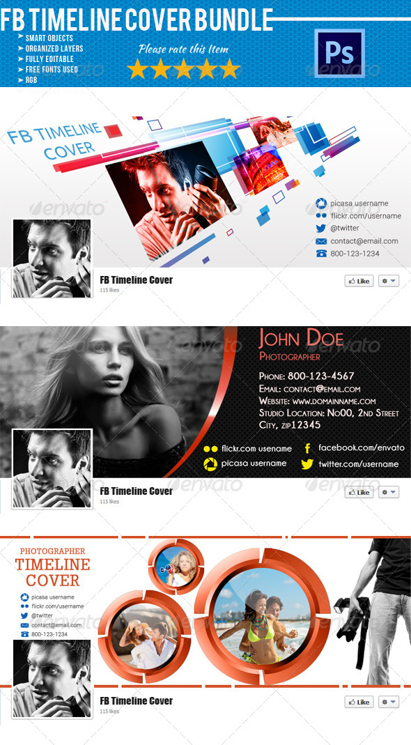 GraphicRiver Photographer FB Timeline Cover Bundle 02 4649266 GraphicRiver Photographer FB Timeline Cover Bundle 02 4649266