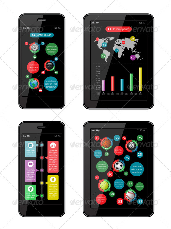GraphicRiver Isolated Gadgets 4653522 GraphicRiver Isolated Gadgets 4653522