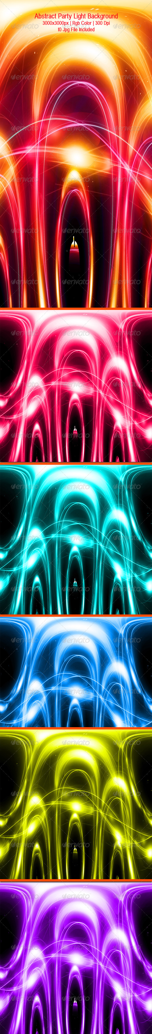 Abstract Party Light Background - Abstract Backgrounds