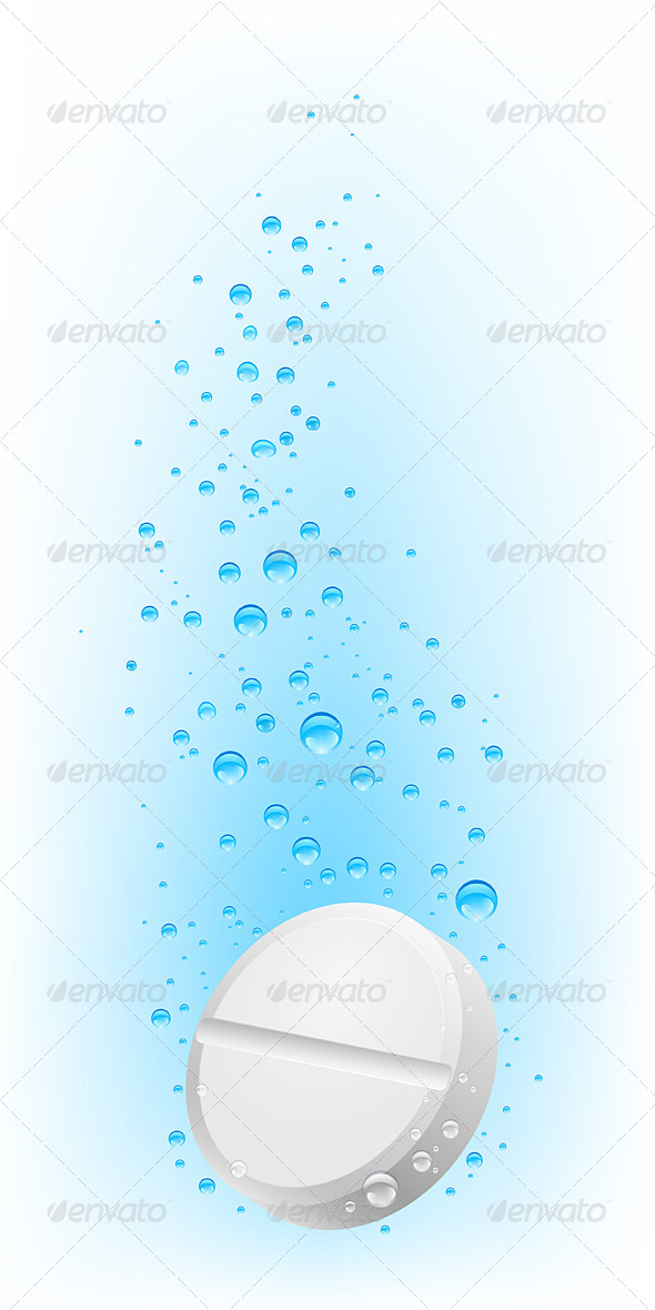 GraphicRiver Pill in Water 4659312 GraphicRiver Pill in Water 4659312