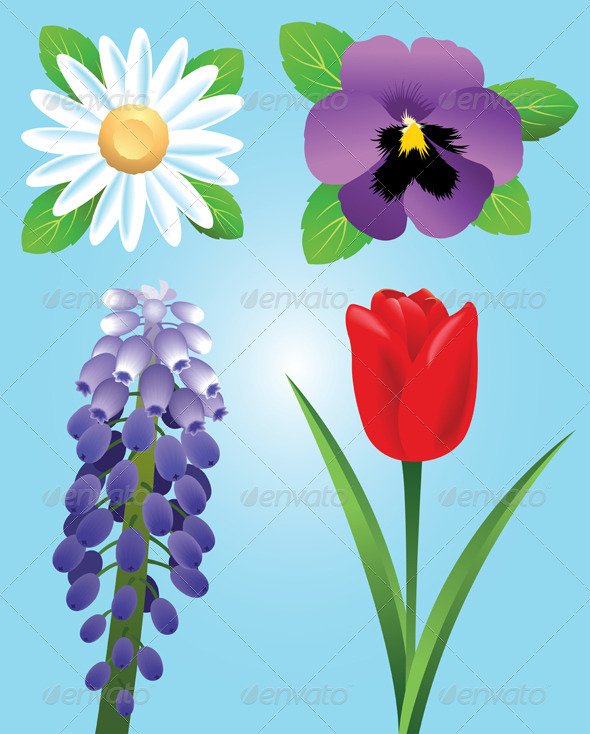 GraphicRiver Spring Flowers 4659652 GraphicRiver Spring Flowers 4659652