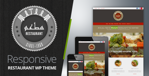 Mataam Restaurant - Responsive Wordpress Theme - Restaurants & Cafes Entertainment