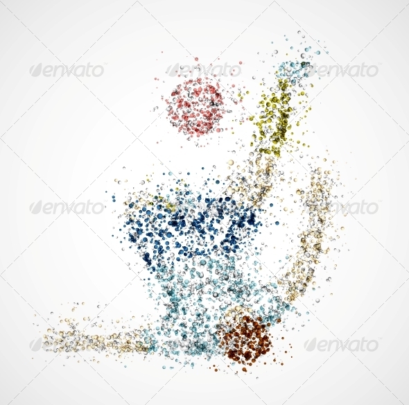GraphicRiver Abstract Football Player 4668579 GraphicRiver Abstract Football Player 4668579