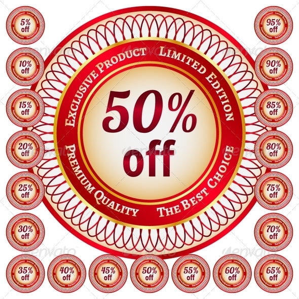 GraphicRiver Labels From 5 To 95 Percent Discount 4672572 GraphicRiver Labels From 5 To 95 Percent Discount 4672572