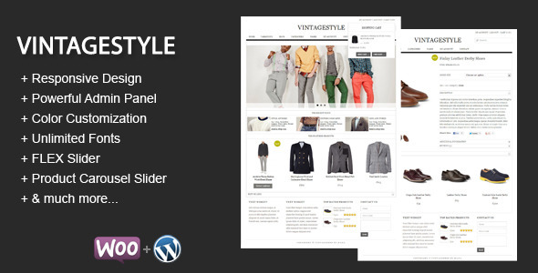 VintageStyle - Responsive E-commerce Theme - WooCommerce eCommerce
