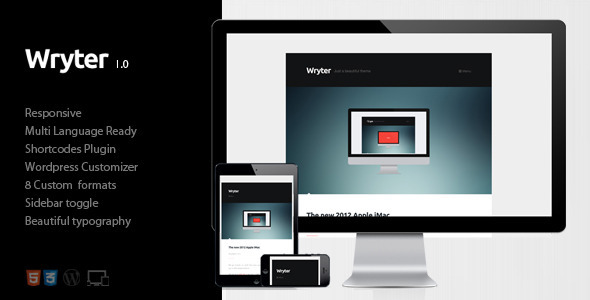 Wryter - Simple Personal Blog - Personal Blog / Magazine