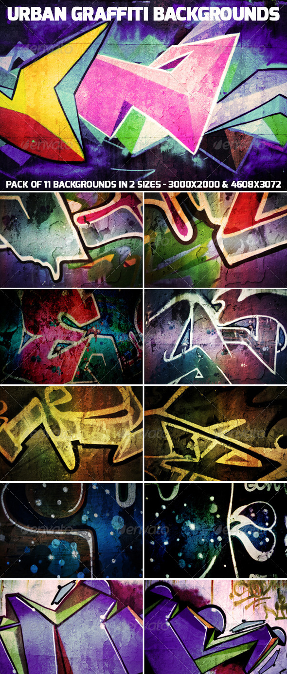 GraphicRiver Urban Graffiti Backgrounds 4600746 GraphicRiver Urban Graffiti Backgrounds 4600746