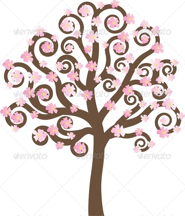 GraphicRiver Spring Tree 4681896 GraphicRiver Spring Tree 4681896