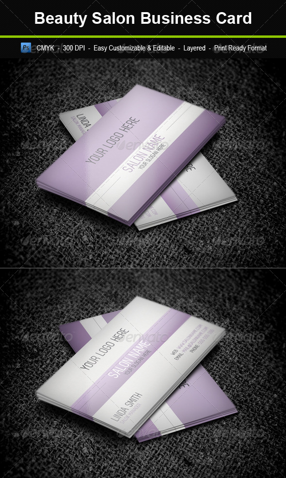 GraphicRiver Beauty Salon Business Card 4682565 GraphicRiver Beauty Salon Business Card 4682565