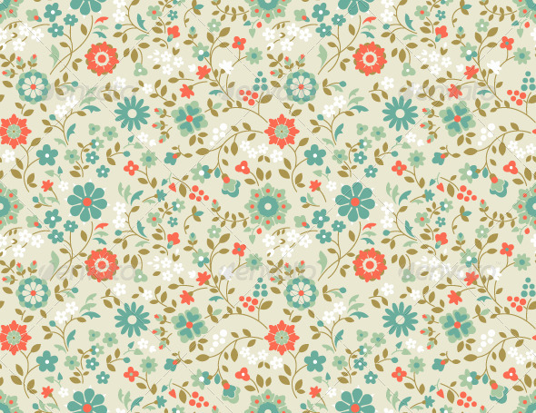 GraphicRiver Seamless Floral Pattern 4687435 GraphicRiver Seamless Floral Pattern 4687435