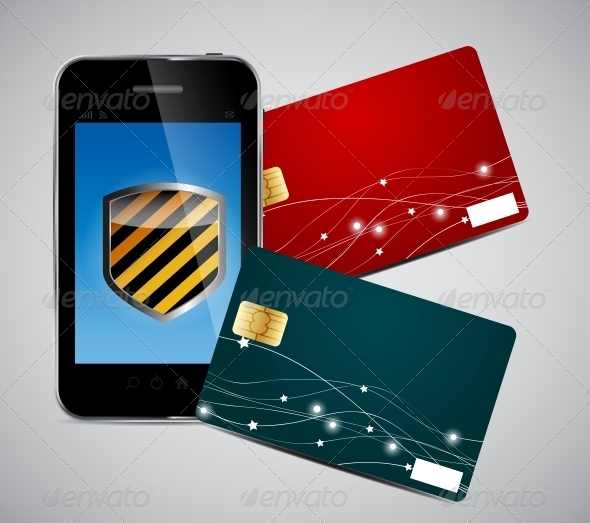 GraphicRiver Credit Card and Phone Vector Illustration 4692399 GraphicRiver Credit Card and Phone Vector Illustration 4692399