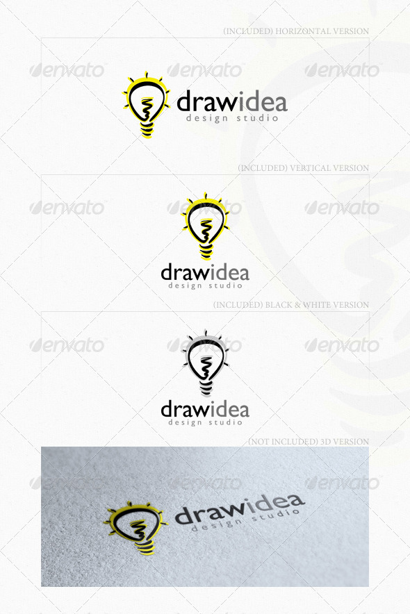 GraphicRiver Draw Idea Logo 4674986 GraphicRiver Draw Idea Logo 4674986