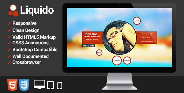 ThemeForest Liquido Responsive Personal Website 4701744 ThemeForest Liquido Responsive Personal Website 4701744