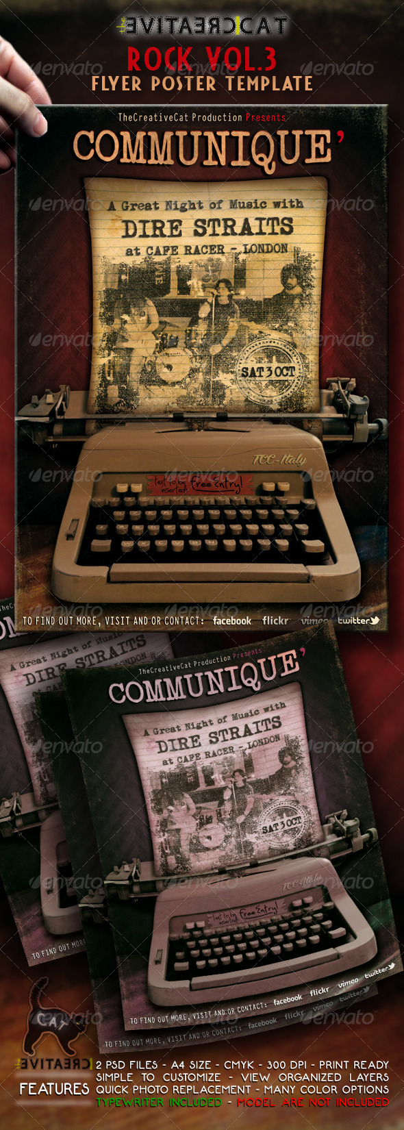 GraphicRiver ROCK FLYER POSTER VOL.3 4702478 GraphicRiver ROCK FLYER POSTER VOL.3 4702478