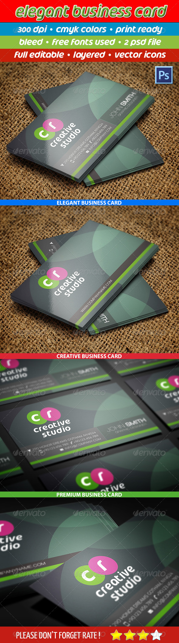 GraphicRiver Creative Business Card 106 4703013 GraphicRiver Creative Business Card 106 4703013