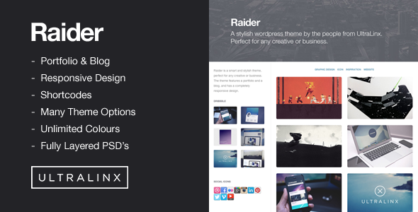 ThemeForest Raider Responsive Portfolio & Blog Theme 4705403 ThemeForest Raider Responsive Portfolio & Blog Theme 4705403