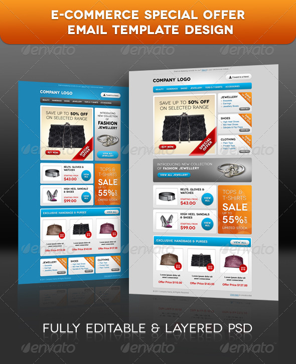 GraphicRiver E-commerce Special Offer Email Template Design 491579 GraphicRiver E-commerce Special Offer Email Template Design 491579