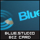 Blue Studio Business Card - GraphicRiver Item for Sale