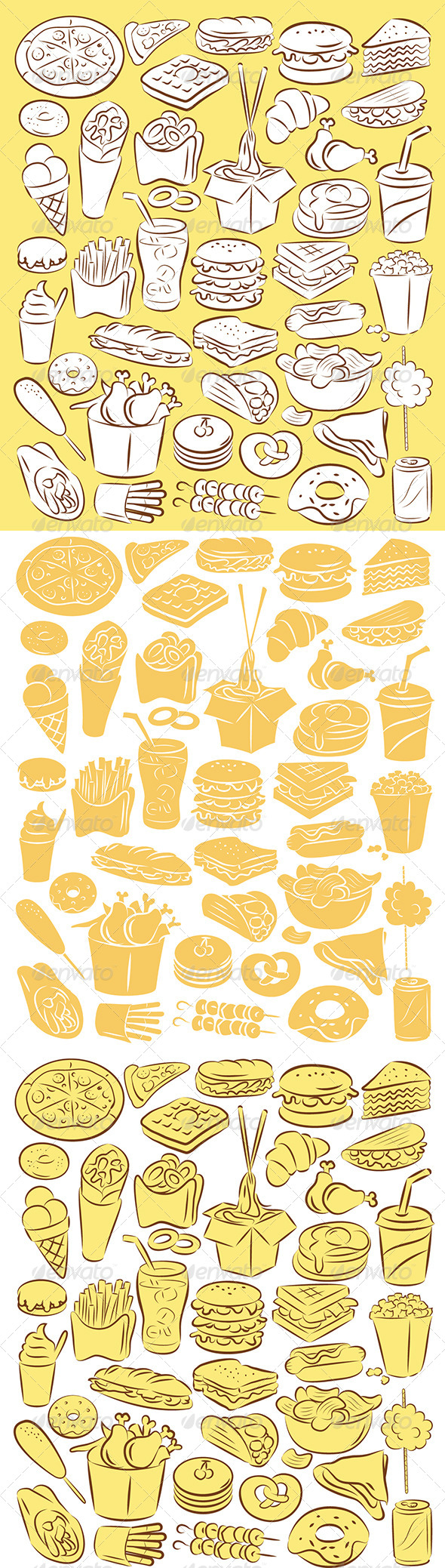GraphicRiver Fast Food Vector 4710057 GraphicRiver Fast Food Vector 4710057