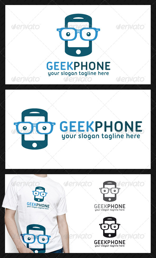 GraphicRiver Geek Phone Logo Template 4712973 GraphicRiver Geek Phone Logo Template 4712973