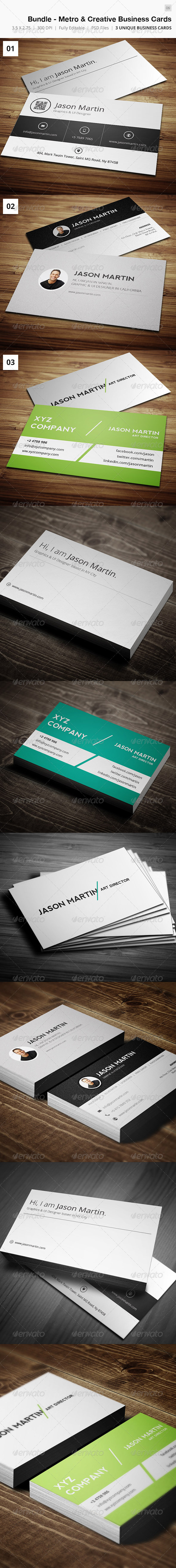 GraphicRiver Bundle Metro & Creative Business Cards 06 4713782 GraphicRiver Bundle Metro & Creative Business Cards 06 4713782