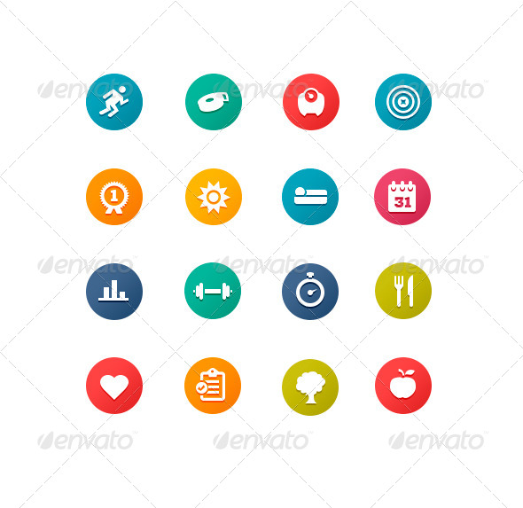 GraphicRiver Fitness Symbols 4715344 GraphicRiver Fitness Symbols 4715344