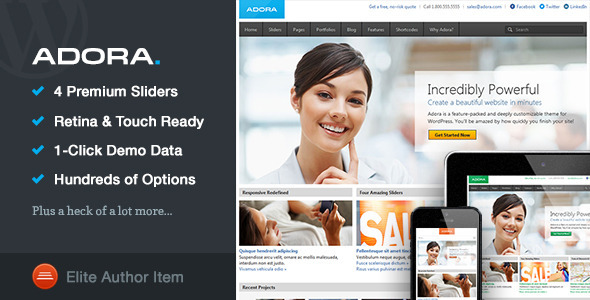 ThemeForest Adora Responsive Multi-Purpose Theme 4659383 ThemeForest Adora Responsive Multi-Purpose Theme 4659383