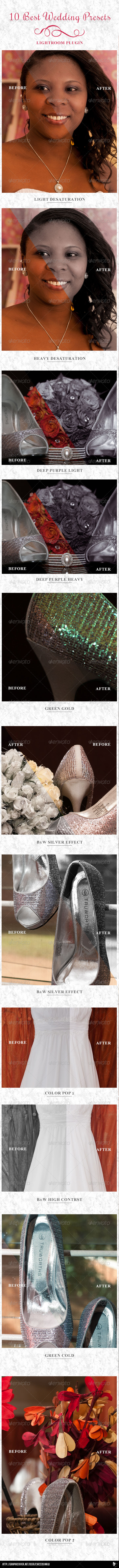 10 Best Wedding Presets - Lightroom Presets Add-ons
