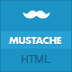 Mustache -Professional vCard Resume HTML - ThemeForest Item for Sale