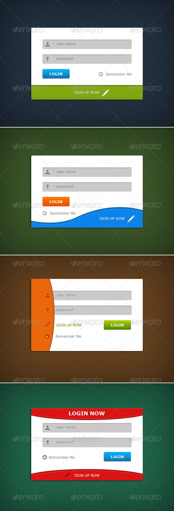 GraphicRiver Web Login Box 4722166 GraphicRiver Web Login Box 4722166