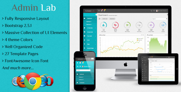 ThemeForest Admin Lab Responsive Admin Dashboard Template 4701827 ThemeForest Admin Lab Responsive Admin Dashboard Template 4701827