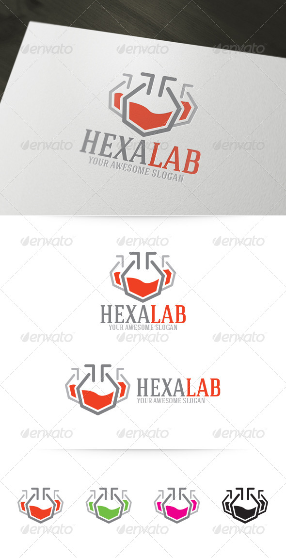 GraphicRiver Hexa Lab Logo 4725070 GraphicRiver Hexa Lab Logo 4725070