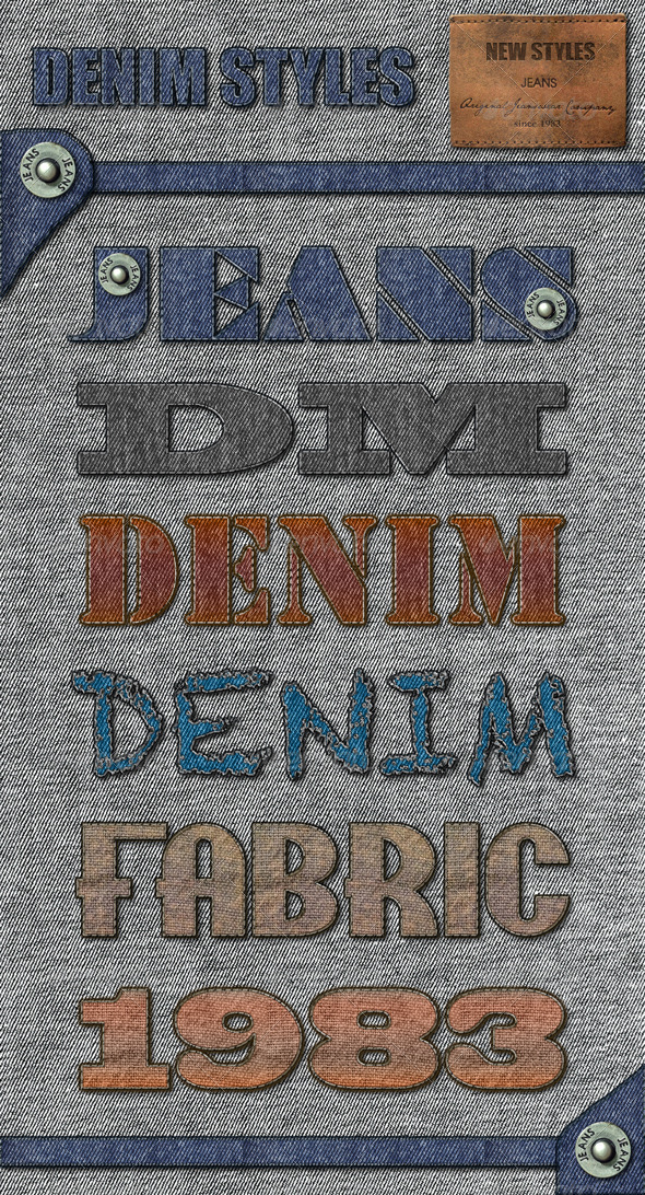 GraphicRiver Denim Styles 4727508 GraphicRiver Denim Styles 4727508