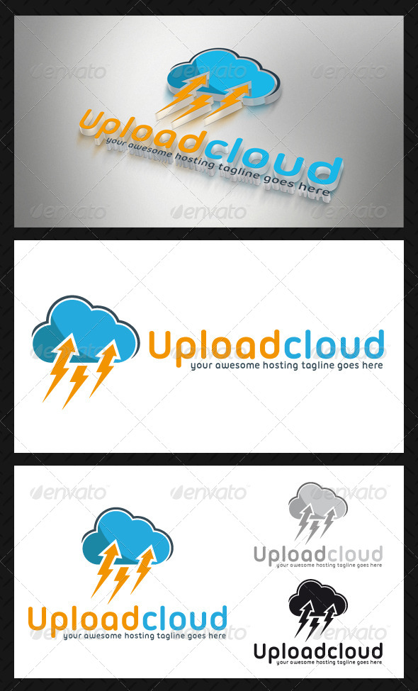 GraphicRiver Upload Cloud Logo Template 4729927 GraphicRiver Upload Cloud Logo Template 4729927
