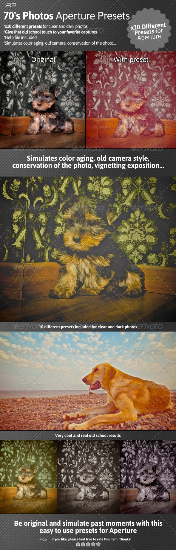GraphicRiver 70 s Photos Aperture Presets 4731570 GraphicRiver 70 s Photos Aperture Presets 4731570