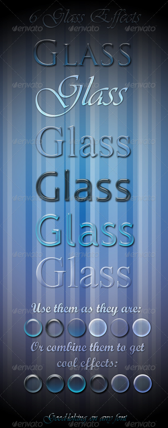 GraphicRiver 6 Glass Effects 4717557 GraphicRiver 6 Glass Effects 4717557