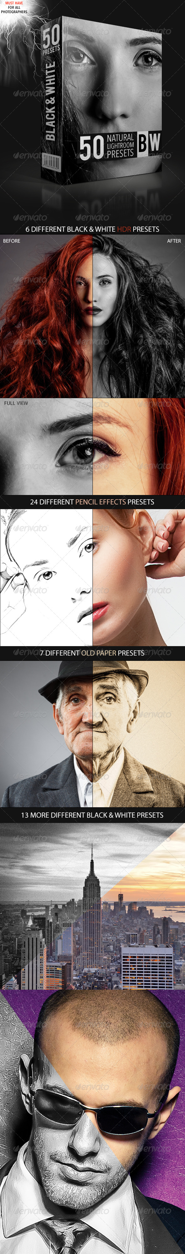 Natural Black and White (Lightroom Presets) - Lightroom Presets Add-ons