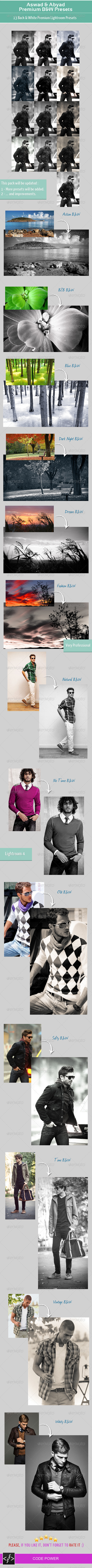 GraphicRiver Aswad & Abyad Premium B&W Presets 4736167 GraphicRiver Aswad & Abyad Premium B&W Presets 4736167