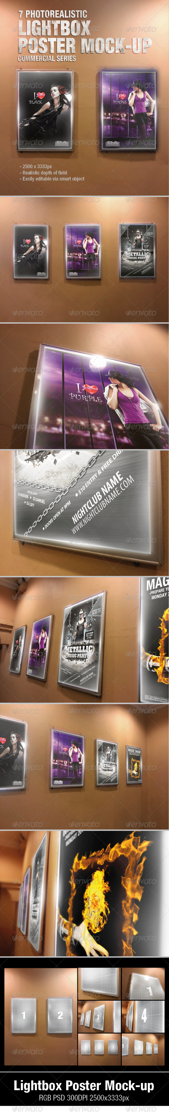 GraphicRiver Lightbox Poster Mock-Ups 4737488 GraphicRiver Lightbox Poster Mock-Ups 4737488